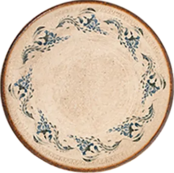 Voyage Navy Lona Flat Plate 19 cm