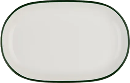 Modest Green Magnus Oval Platter 23 cm