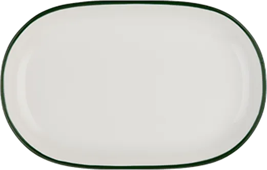 Modest Green Magnus Oval Platter 28 cm