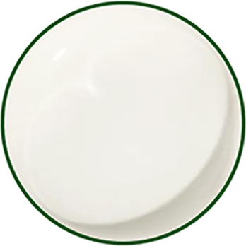 Modest Green Sofia Deep Plate 18,5 cm 620 cc