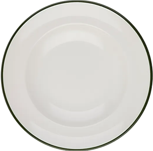 Modest Green Miro Deep Plate 28 cm 560 cc