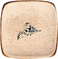 Voyage Navy Quadro Square Plate 12 cm (10 * 10)