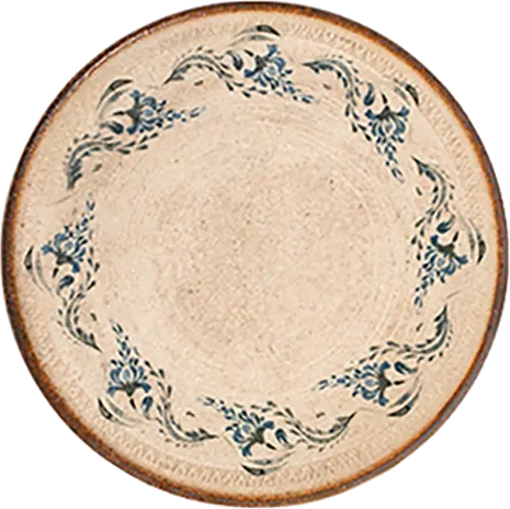 Voyage Navy Lona Flat Plate 25 cm