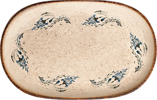 Voyage Navy Magnus Oval Platter 28 cm