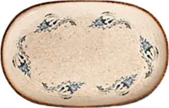 Voyage Navy Magnus Oval Platter 18 cm