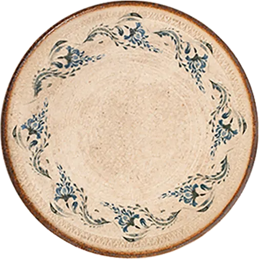 Voyage Navy Lona Flat Plate 27 cm