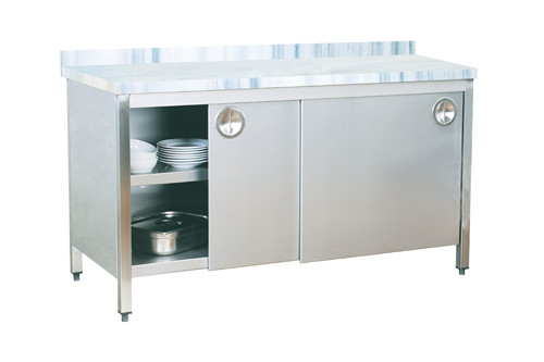 Work Bench Sliding Door Marbled