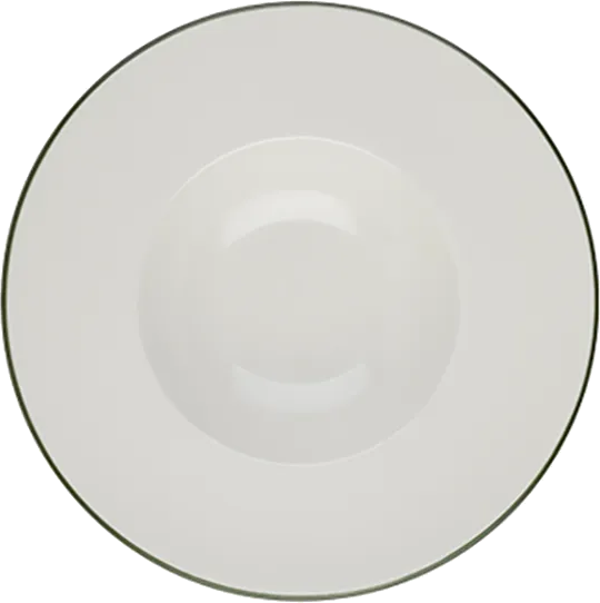 Modest Green Miro Deep Plate 29 cm 460 cc