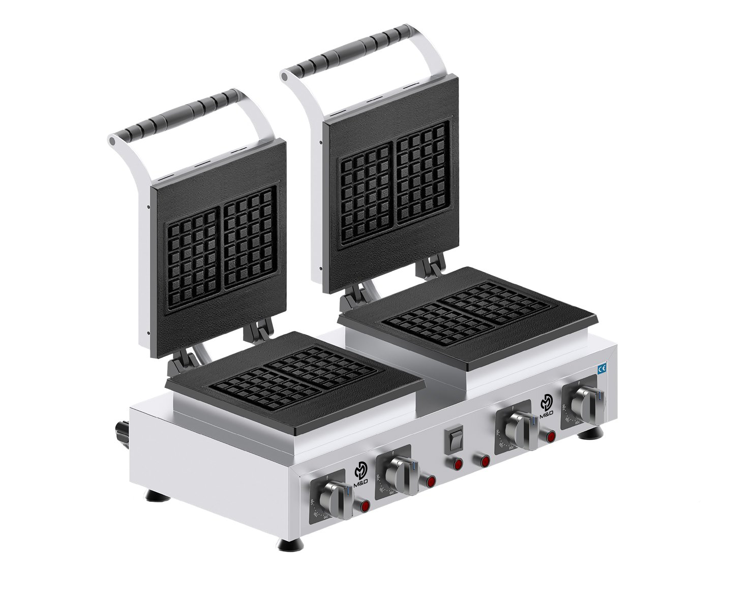 Waffle Makinesi Çiftli Kare