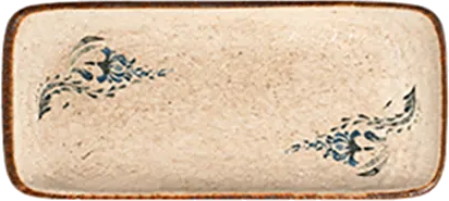 Voyage Navy Quadro Rectangular Plate 22 cm (22 * 10)