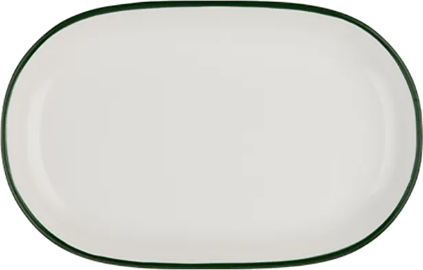 Modest Green Magnus Oval Platter 33 cm