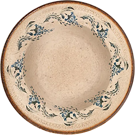 Voyage Navy Miro Deep Plate 25 cm 420 cc