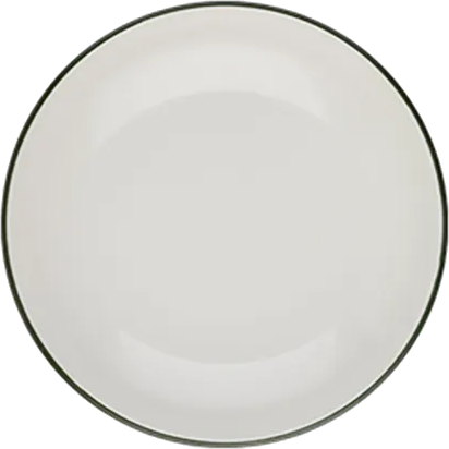 Modest Green Valle Deep Plate 22 cm 770 cc
