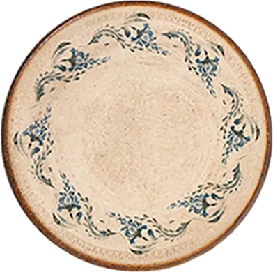 Voyage Navy Lona Flat Plate 21 cm