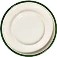 Modest Green Stolt Tea Saucer 10 cm