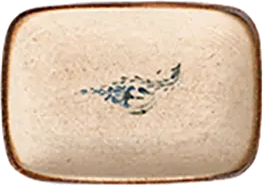 Voyage Navy Quadro Rectangular Platter 15 cm (14 * 10)