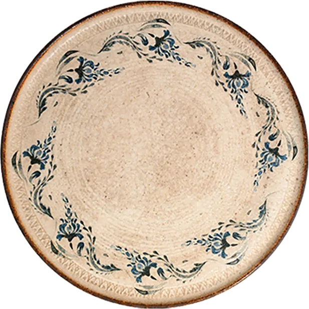 Voyage Navy Mesa Pizza Plate 33 cm