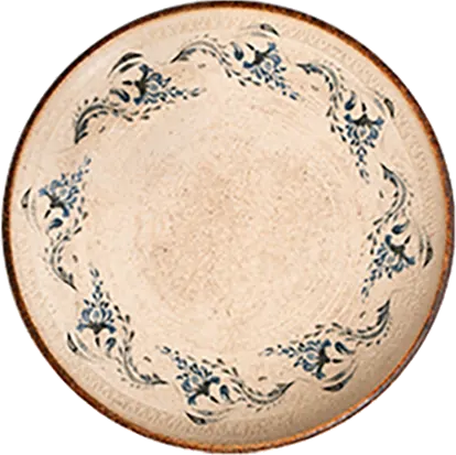 Voyage Navy Valle Deep Plate 22 cm 770 cc